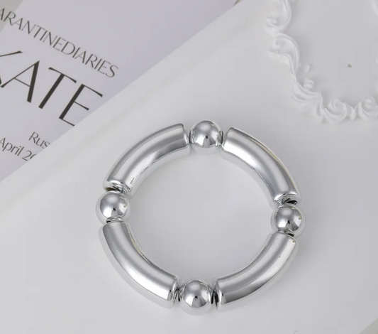 PULSERA SILVER DOT