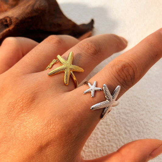 Anillo Double Starfish