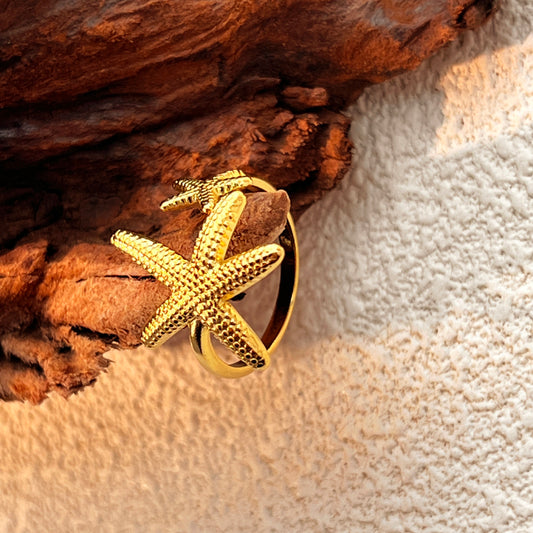 Anillo Double Starfish