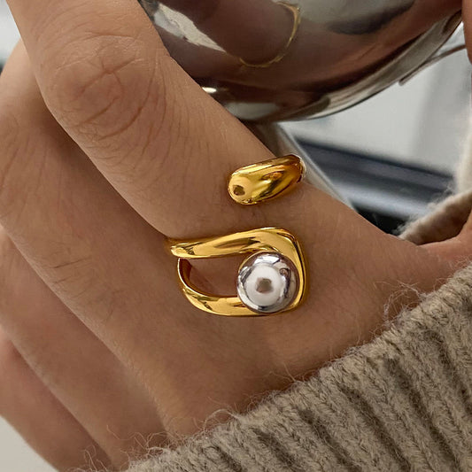 ANILLO DOUBLE PEARL