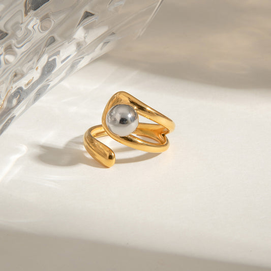 ANILLO DOUBLE PEARL