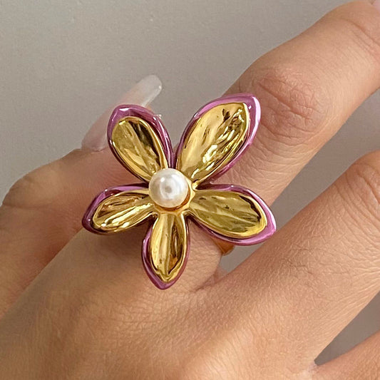 ANILLO PINK FLOWER