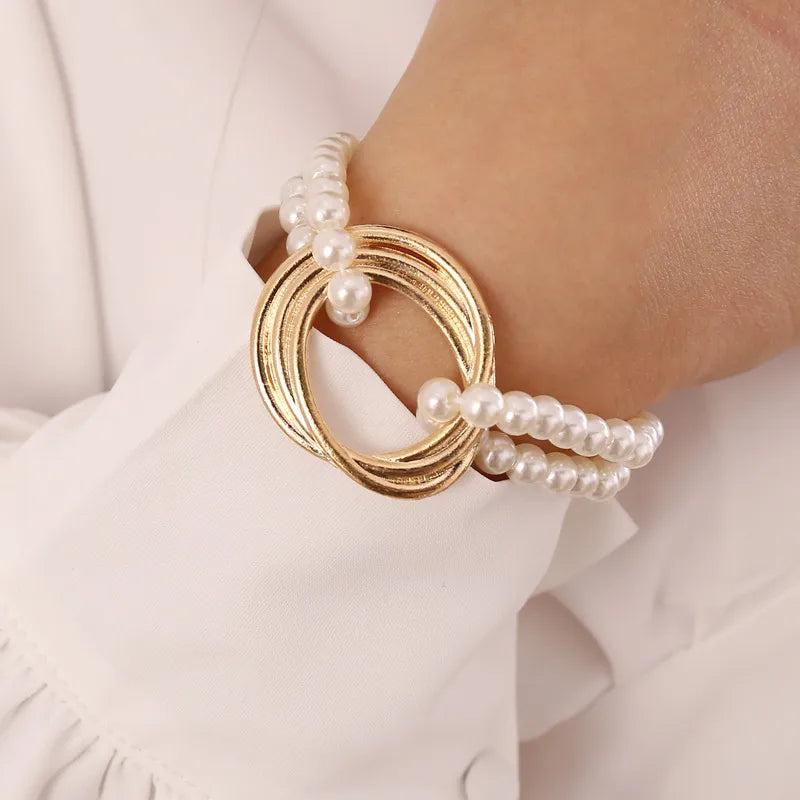 PULSERA DOUBLE PEARL